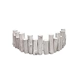 置物 オブジェ アンティーク ガーデンオーナメント 柵 ｜アンクルウッドファイアウッド MINI WHITE