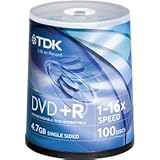TDK Life on Record 48521-KIT DVD Recordable Media - DVD+R - 16x - 4.70 GB - ....