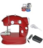 SmartCare SC-08 Mini cordless Sewing Machine with Pedal Red Light and Compact