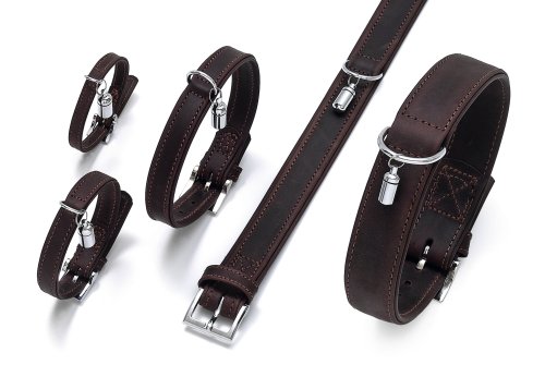 Karlie 09320 Buffalo Halsband braun, 10 mm 27 cm Gen&auml;ht, B&uuml;ffelleder