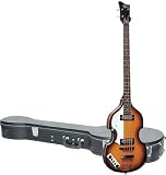 Hofner Icon Series Beatle Bass Guitar LEFT HANDED with Icon B Bass Hardshell Case