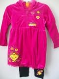 The Mr Men Show, Little Miss Sunshine, Girl Size 3 T, 3 Pc Winter Wear Legging Set, Outfit Dress