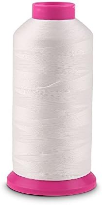 Pure White Glow 1000 Yards Luminous Glow In The Dark Machine Embroidery / Sewing DIY Thread no.06