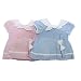 Baby Girls Short Sleeve Summer Dress and Pants Baby Clothing Set with Headband (3-6 Months) (Pink)
