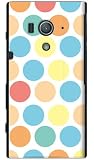 �wdot drops pastel�x / for Xperia acro HD SO-03D IS12S ��p �X�}�[�g�t�H�� �P�[�X / docomo au / �n�[�h�P�[�X �X�}�t�H�P�[�X �yTL-STAR�z �摜