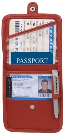 Travelon ID and Boarding Pass Holder with Snap
