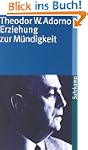 Erziehung zur M�ndigkeit: Vortr�ge un...