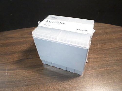 RAININ 300µL LTS Racked Sterile Pipette Tips 768/Case Double 96 StableStak L300