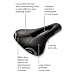 Terry Butterfly Cromo Gel Saddle Black