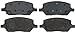 ACDelco Silver 14D1093CH (19285994) Ceramic Rear Disc Brake Pad Set with Hardware