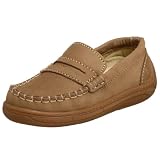  : Primigi Little Kid/Big Kid Choate Nappa Penny Loafer,Brown,37 EU (US Big Kid 4-4.5 M)