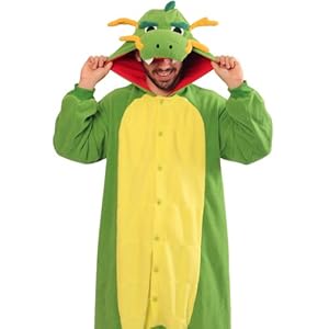 Dragon Kigurumi - Adult Pajamas Halloween Costumes (One Size Fits All)
