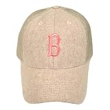 MLB BOSTON RED SOX PINK TRUCKER MESH HAT CAP ADJ NEW