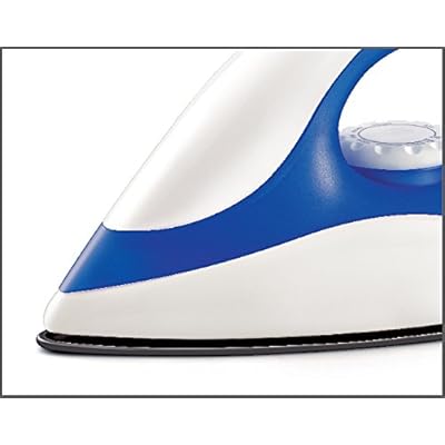 Eveready DI100 750-Watt Dry Iron (White/Blue)
