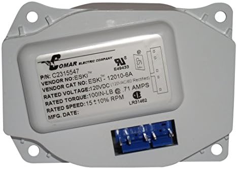 Comar ElectricESKI-12010-6A-C2315547 Refrigerator Ice Auger Motor, White