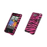 Hot Pink Zebra Skin Design Hard Cover Crystal Case for HTC Aria