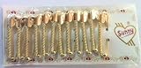 Kangri Gold Saree, Scarf  Dress Pin 3.5Cm