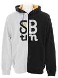 Special Blend SBTM Split Zip Hoodie Black/Grey Mens