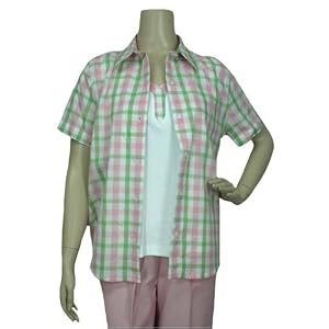 Buy Alfred Dunner Palm Beach Garden Plaid Blouse by var goTwisterProductImageStrings = new Object();goTwisterProductImageStrings['prodImageNotAvailTextNoColor'] = 