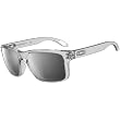 Oakley Holbrook Men's Lifestyle Casual Sunglasses - Polished Clear/Chrome Iridium