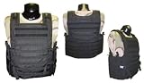 Molle Tactical Assault Plate Carrier Vest--TAN