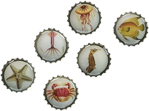 Kate Grenier Designs Under The Sea Bottle Cap Magnets