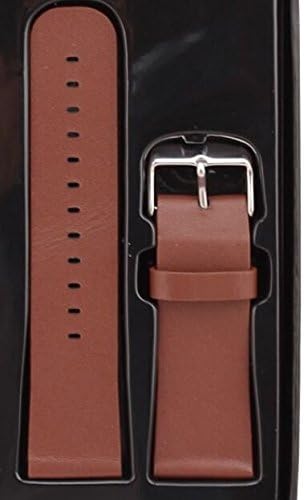 TONGXIN 22mm Silicone Watch Band With Quick Remove For MOTO 360 Watch 2nd Gen,Men's 46mm and Samsung R380 R381 R382,LG W100 W110 W150 urbane lte,Asus ZenWatch (Brown)