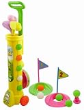 Longridge DELUXE JUNIOR PLASTIC GOLF SET WITH TROLLEY BAG - 