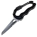 Moobom Stainless Steel Aluminum Outdoor Climbing Carabiner Hook Gear Multi-functional Climbing Gear with knife Buckle Rock Lock Keychain