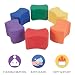 SoftScape Butterfly Stool Modular Seating Set for Toddlers and Kids, Colorful Flexible Seating for Classrooms and Daycares (6-Piece Set) - Assorted