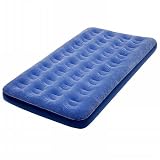 Pure Comfort Low Profile Flock Top Air Bed (Blue, Twin Size)