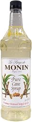 Monin Simple Syrup, Pure Cane, 33.8-Ounce Plastic Bottles (Pack of 4)