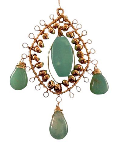 Click here to buy Gold-Filled Green Chrysoprase & Hemimorphite Diamond Hoop Earrings.