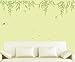 BestGrew Green Tree Branch Vine and Flying Birds Wall Decals, Living Room Bedroom Removable Wall Stickers Murals