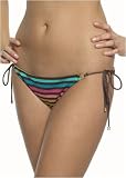Vitamin A Rainbow Metallic Stripe celebrity string bikini brief