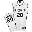 Manu Ginobili Jersey: adidas White Replica #20 San Antonio Spurs Jersey
