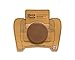 MastaPlasta Instant Self-Adhesive Premium Leather Repair Patch. Color: Tan Leather 3-INCH Diameter Circle (8cm). Upholstery Quality Adhesive Patch for Sofas, Car Interiors, Bags & More