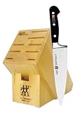J.A. Henckels Twin Professional S 8-InchChef with Bonus block & cookbook C D