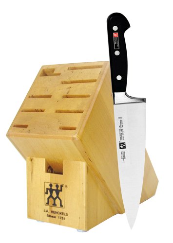 J.A. Henckels Twin Professional S 8-InchChef with Bonus block
