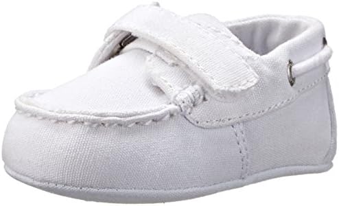 Ralph Lauren Layette Sander EZ Loafer (Infant/Toddler),White,1 M US Infant