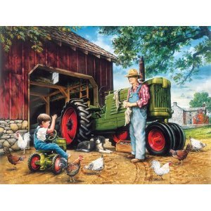 dream of dolls:1000-Piece Barnyard Dreams Puzzle Art by Dan Hatala