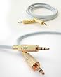 Duronic Auxilary Goldspec AUX-IN 24k Gold input lead wire cable 3.5mm to 3.5mm jack for iPod, iPhone 3G, 3GS, mp3 players and car stereo (1m)