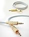 Duronic Auxilary Goldspec AUX-IN 24k Gold input lead wire cable 3.5mm to 3.5mm jack for iPod, iPhone 3G, 3GS, mp3 players and car stereo (1m)