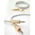 Duronic Auxilary Goldspec AUX-IN 24k Gold input lead wire cable 3.5mm to 3.5mm jack for iPod, iPhone 3G, 3GS, mp3 players and car stereo (1m)
