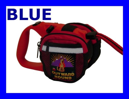 BLUE - Outward Hound Retractable Leash Bag