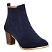 Serene Womens Vintage Chunky Low Heel Short Boot Ankle Booties