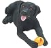 Black Lab Puppy Life Size K-9 Kreations Statue