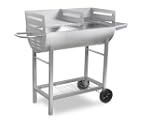 Barbecue Chariot Demi-Tonneau Charbon...