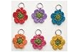 Lantern Moon Set of 6 Crocheted Flower Knitting Stitch Markers