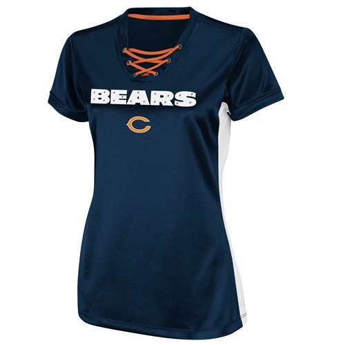 Chicago Bears Womens Navy Draft Me IV Jersey Top Shirt - M